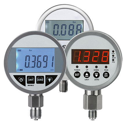 digital pressure gauge, digitale manometers, manómetros digitales